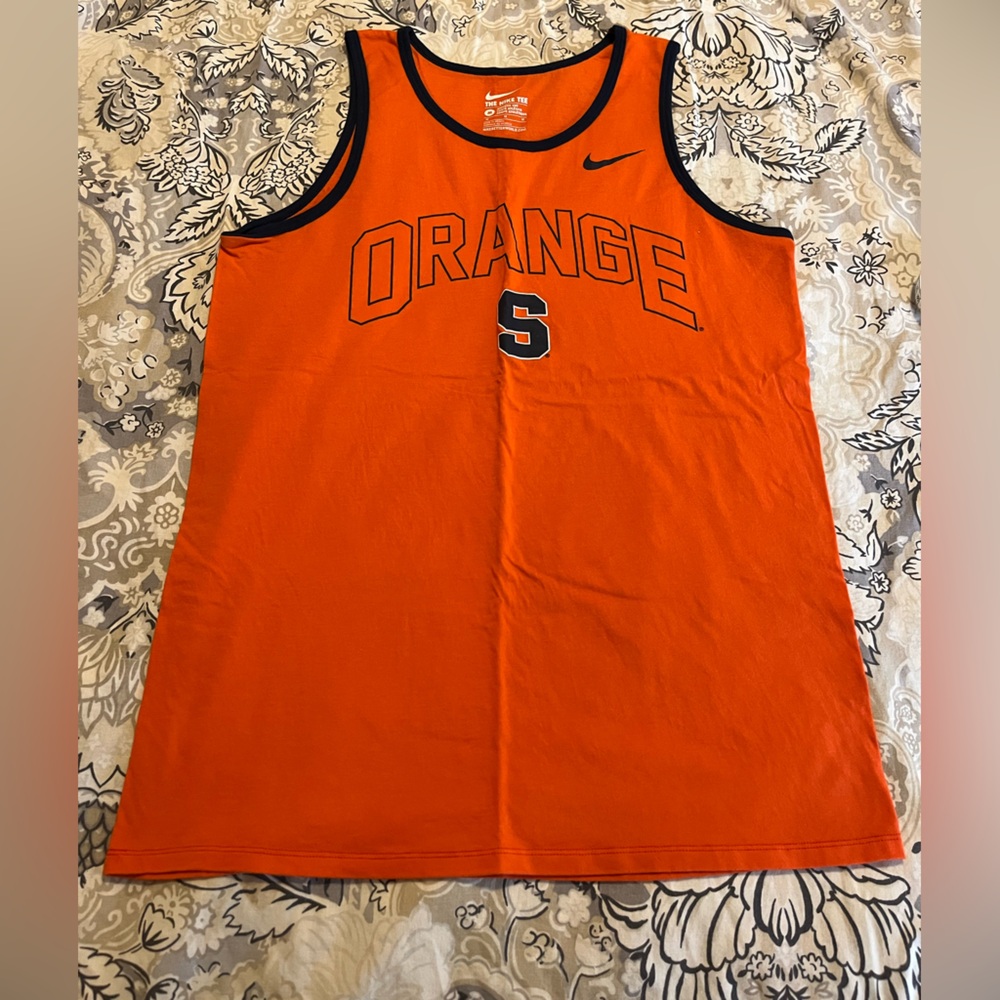 Nike Syracuse Tank Top Men’s Medium Orange SU shirt